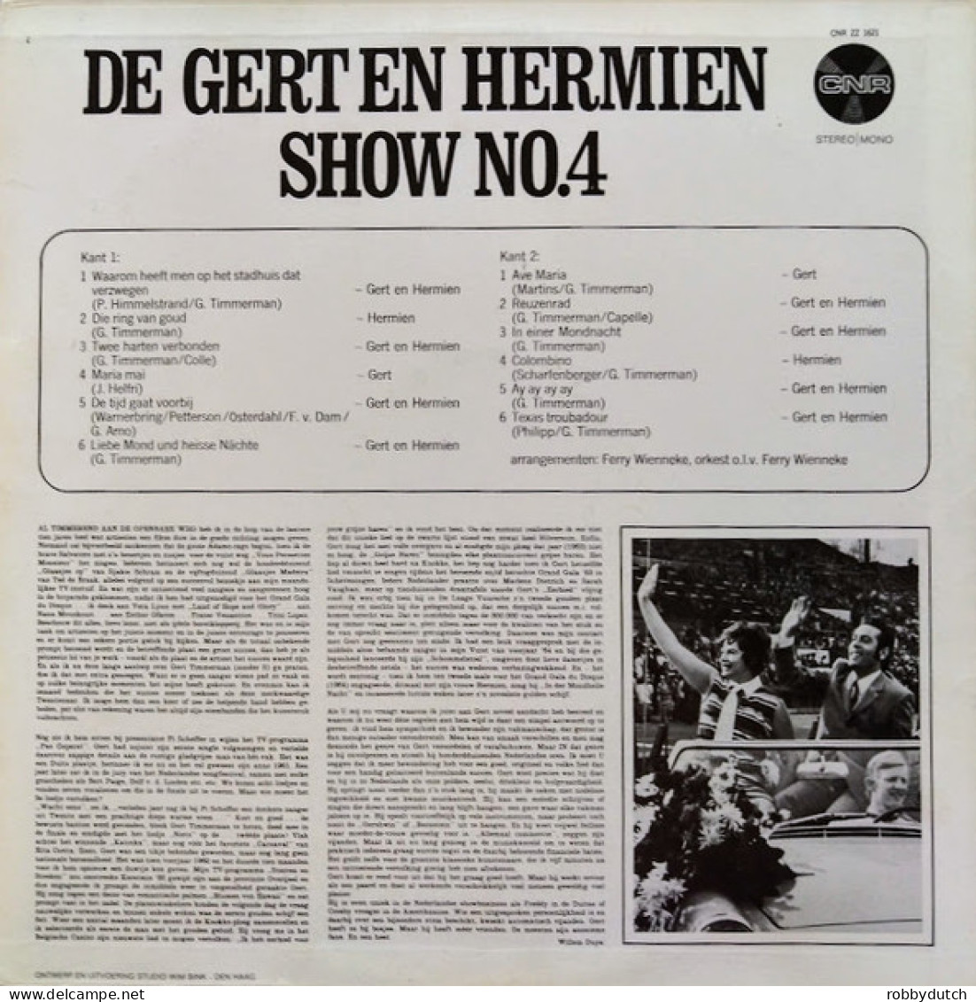 * LP *  GERT EN HERMIEN SHOW No.4 - Otros - Canción Neerlandesa