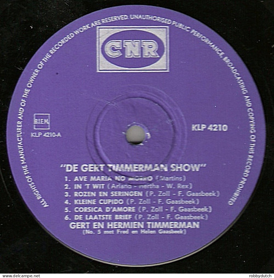 * LP *  GERT EN HERMIEN - DE GERT TIMMERMAN SHOW (Holland 1967 EX) - Other - Dutch Music