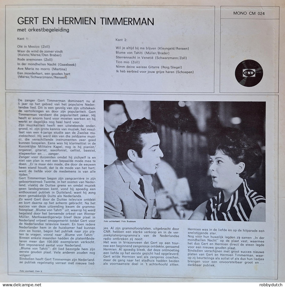 * LP *  GERT EN HERMIEN TIMMERMAN (Holland) - Sonstige - Niederländische Musik