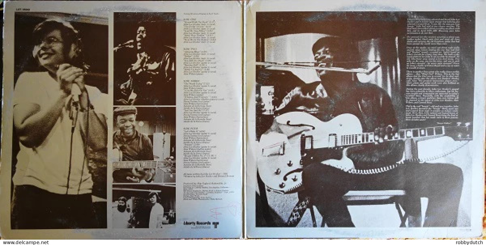 * 2LP *  CANNED HEAT & JOHN LEE HOOKER - HOOKER 'N HEAT (France 1971.  LP2 Is Missing!) - Blues