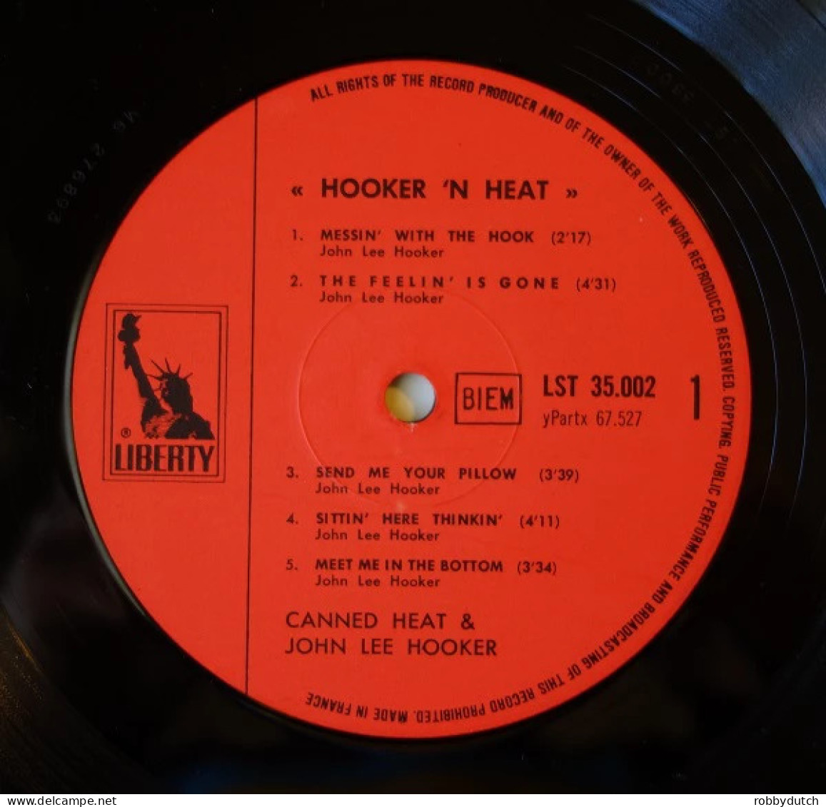 * 2LP *  CANNED HEAT & JOHN LEE HOOKER - HOOKER 'N HEAT (France 1971.  LP2 Is Missing!) - Blues