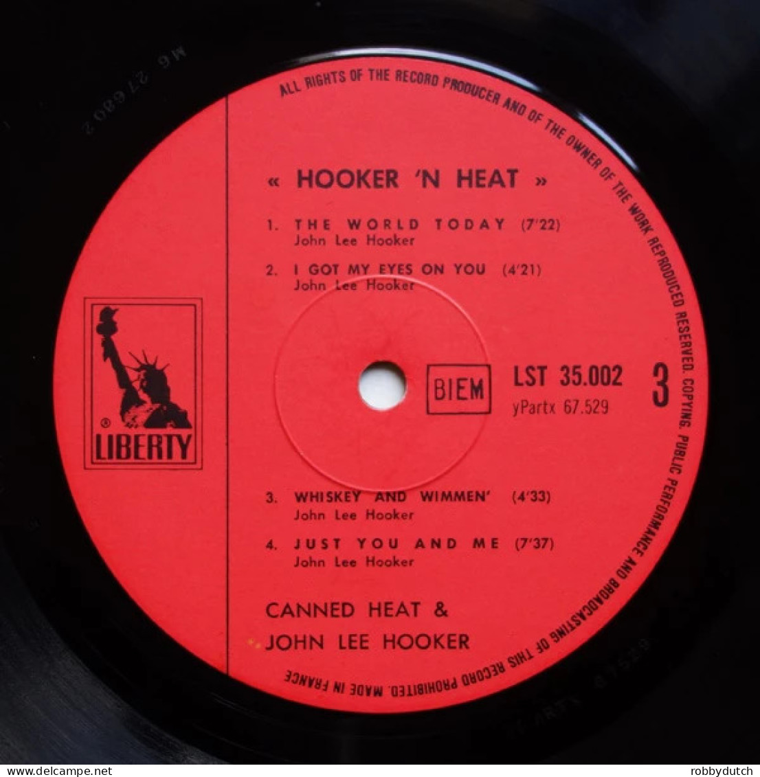 * 2LP *  CANNED HEAT & JOHN LEE HOOKER - HOOKER 'N HEAT (France 1971.  LP2 Is Missing!) - Blues