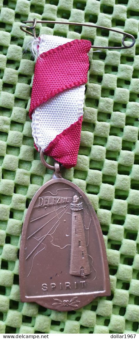 Medaille -   Delfzijl , Spirit , Jaren "50  -  Original Foto  !!   Medallion Dutch - Other & Unclassified