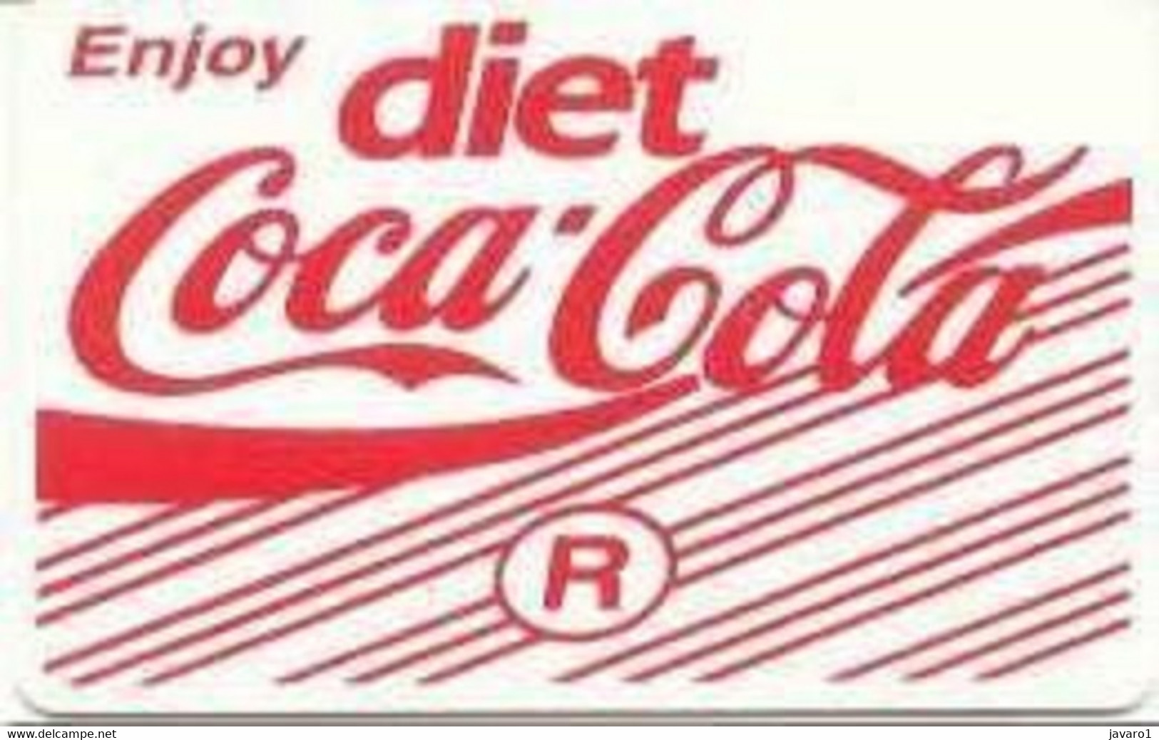 PAKMAP : WP12058 45 Enjoy Diet Coca Cola USED - Pakistan
