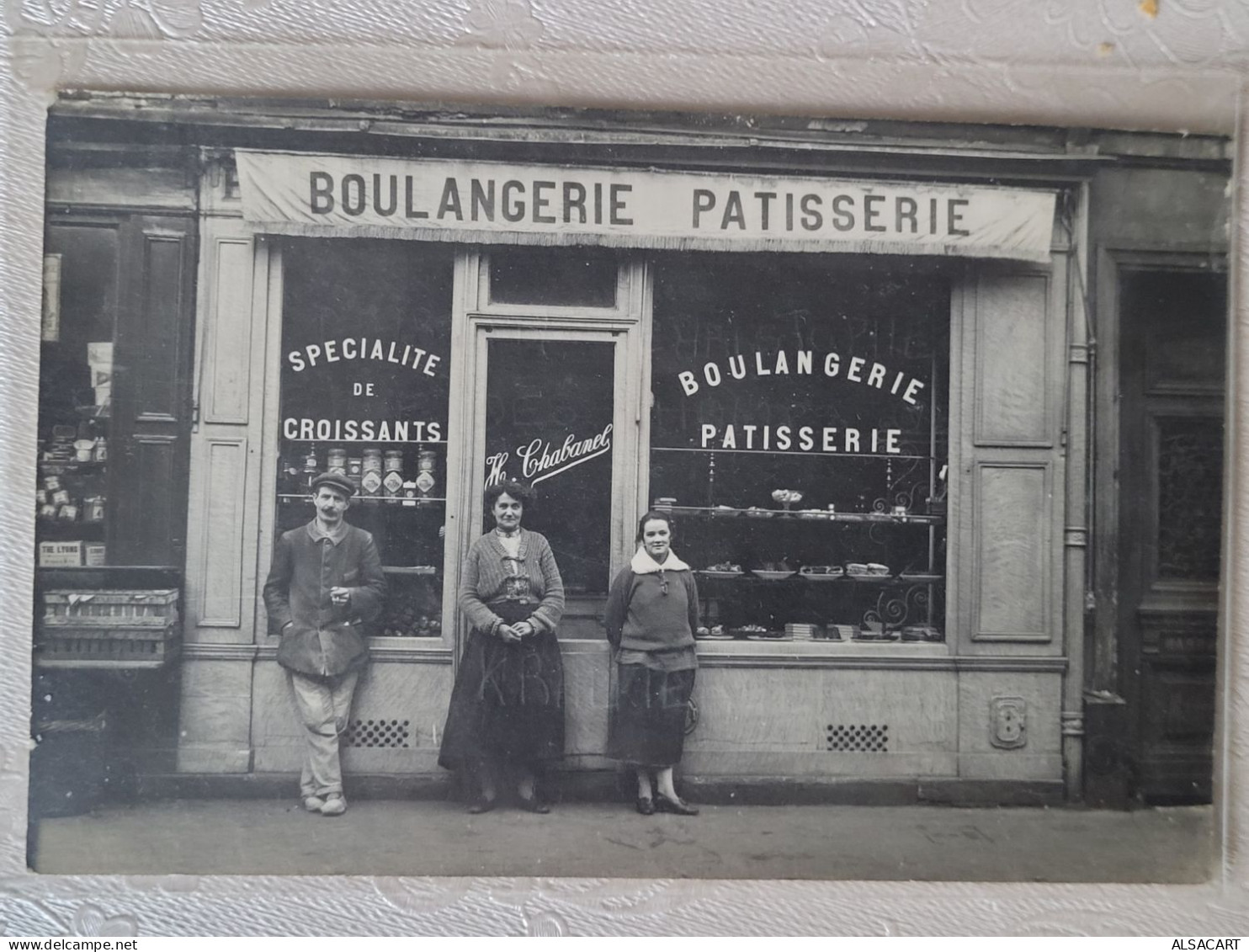 Carte Photo   ,  Boulangerie Patisserie , Chabanel , Clichy La Garenne - Clichy