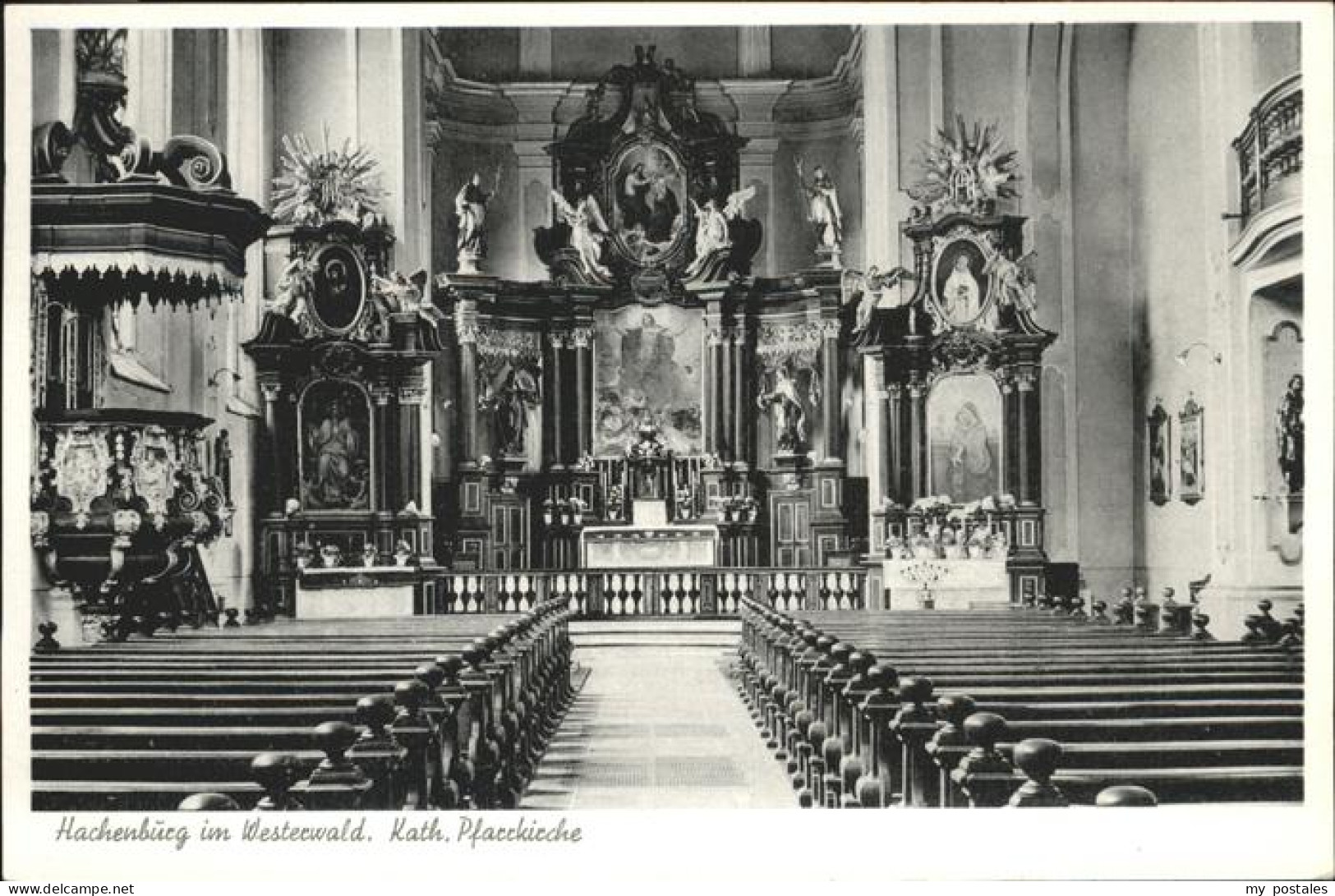 41305754 Hachenburg Westerwald Kath Pfarrkirche Hachenburg - Hachenburg