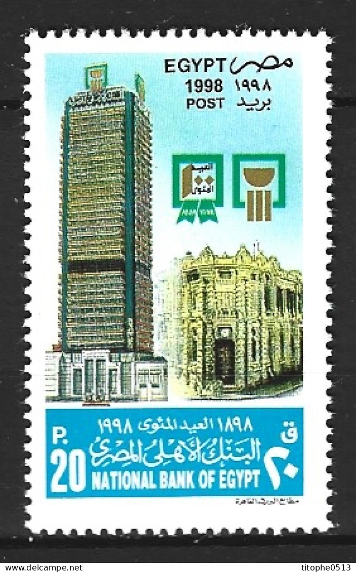 EGYPTE. N°1616 De 1998. Banque. - Nuevos