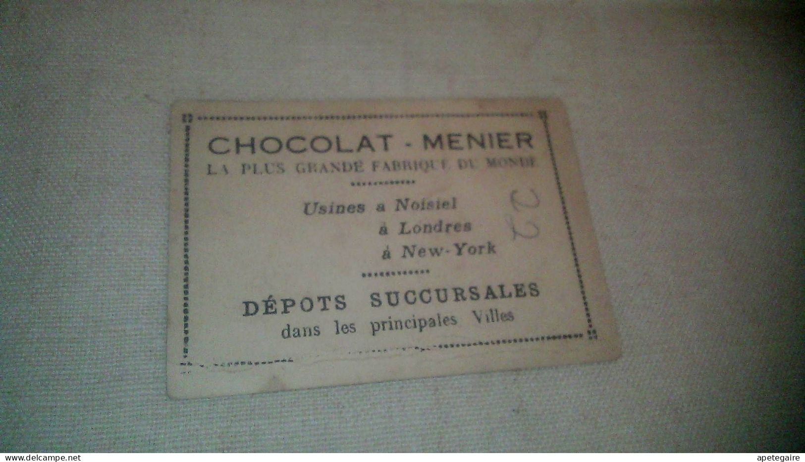 Vignette  Image Chocolat Menier Royat L'église St Leger N° 425 - Menier