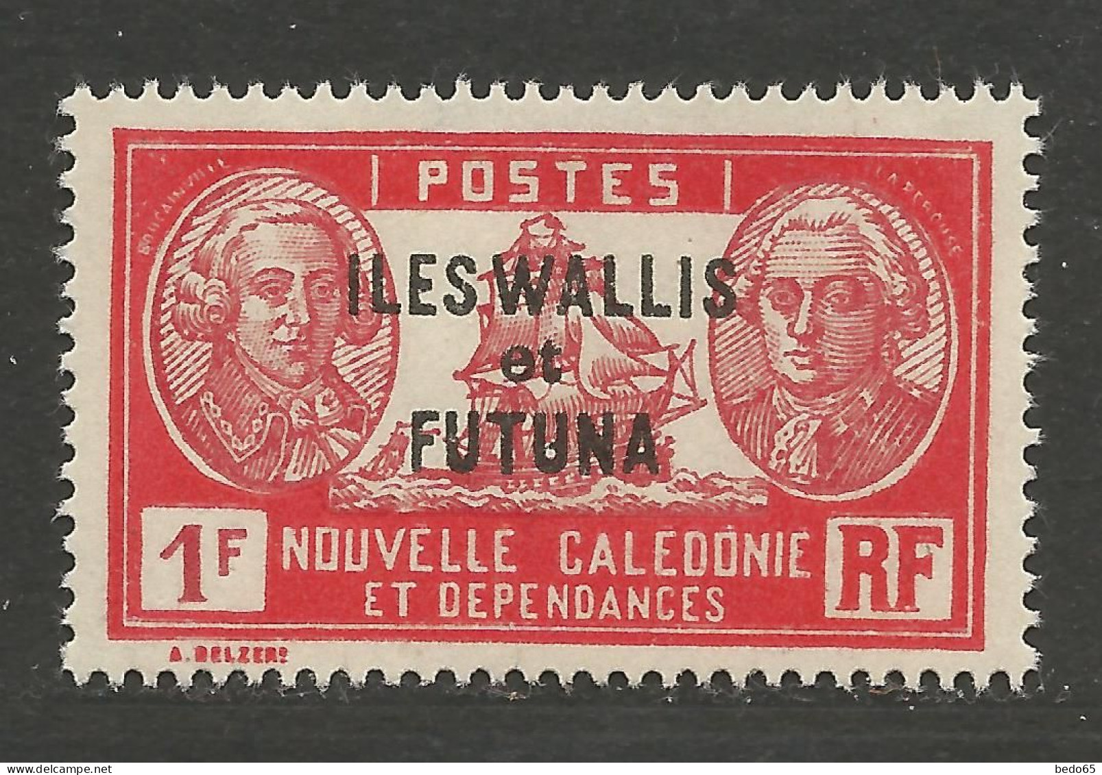 WALLIS ET FUTUNA N° 58A NEUF*  TRACE DE CHARNIERE   / Hinge  / MH - Ongebruikt