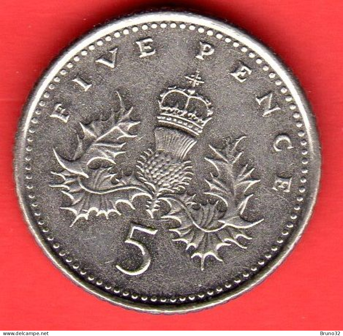 Gran Bretagna - Great Britain - GB - 5 Pence - 2000 - FDC/UNC - Come Da Foto - 5 Pence & 5 New Pence