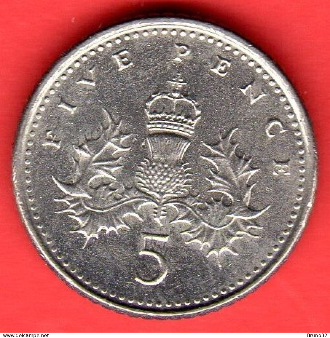 Gran Bretagna - Great Britain - GB - 5 Pence - 2000 - QFDC/aUNC - Come Da Foto - 5 Pence & 5 New Pence