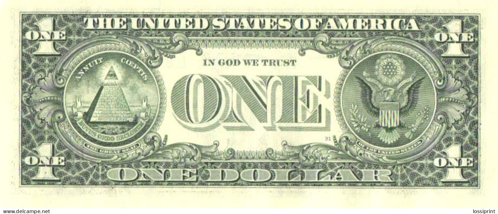 USA:1 Dollar 2003 A, Letter L, UNC - Biljetten Van De  Federal Reserve (1928-...)