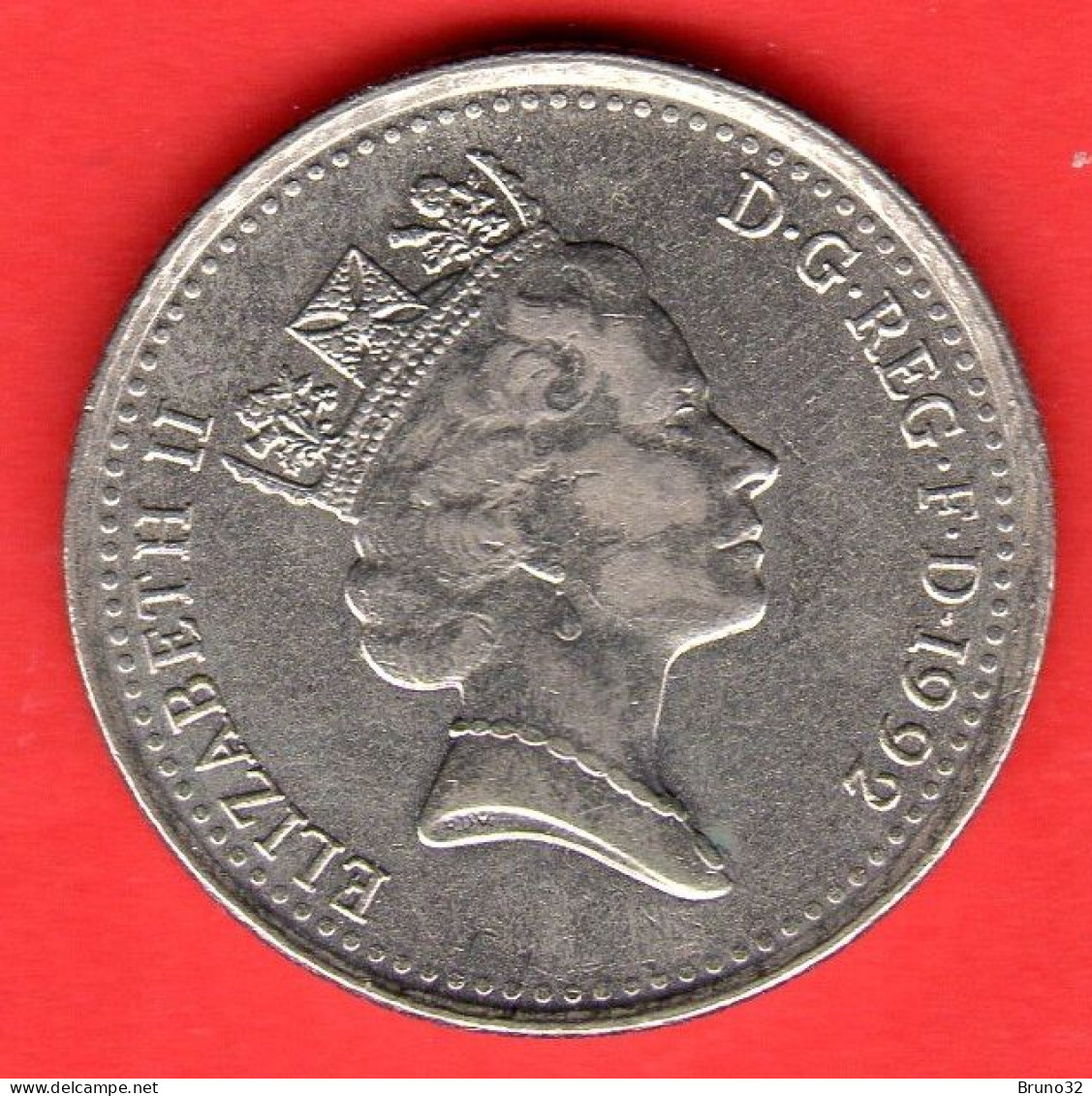 Gran Bretagna - Great Britain - GB - 10 Pence 1992 - QFDC/aUNC - Come Da Foto - 5 Pence & 5 New Pence