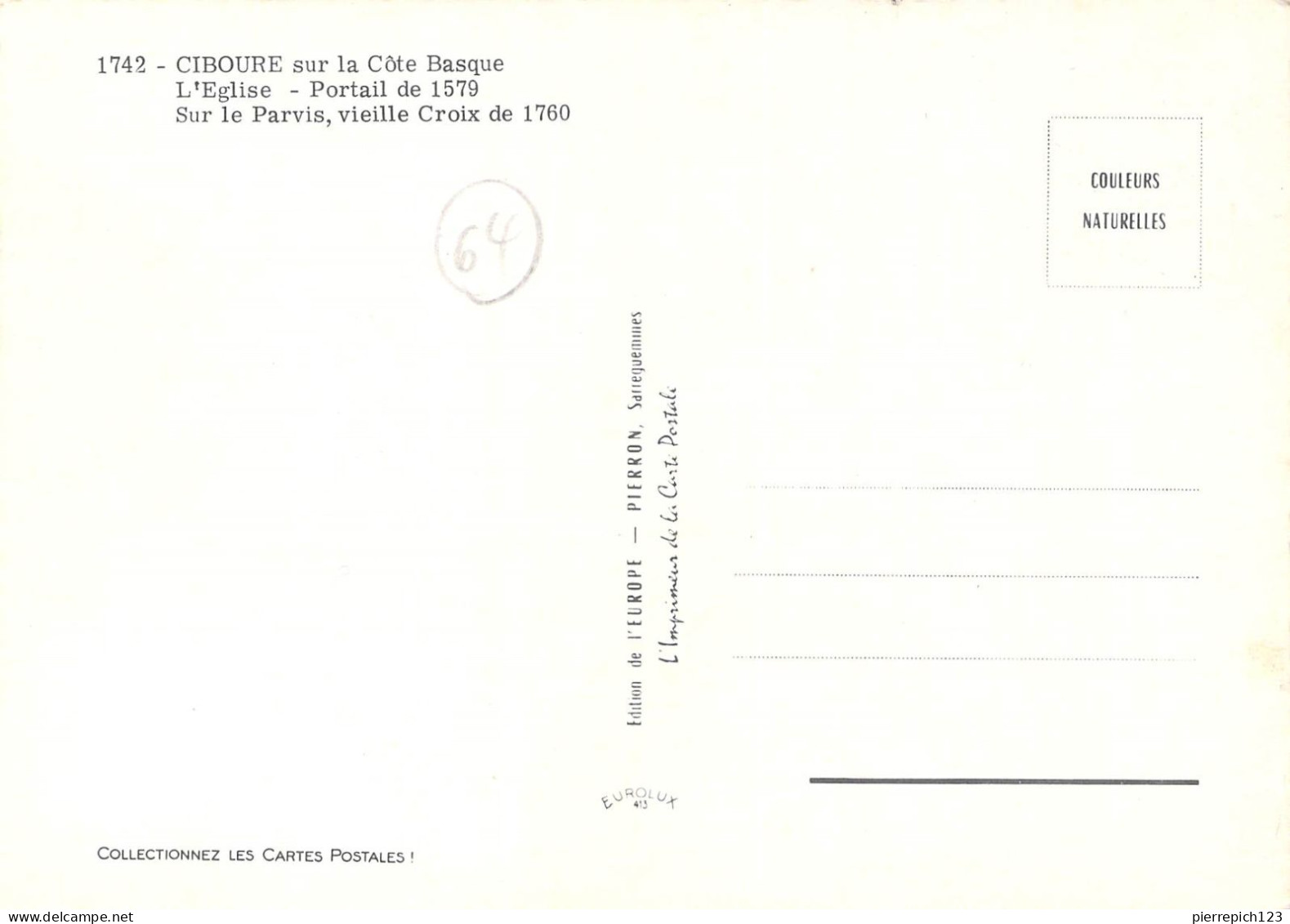 64 - Ciboure - L'Eglise - Ciboure