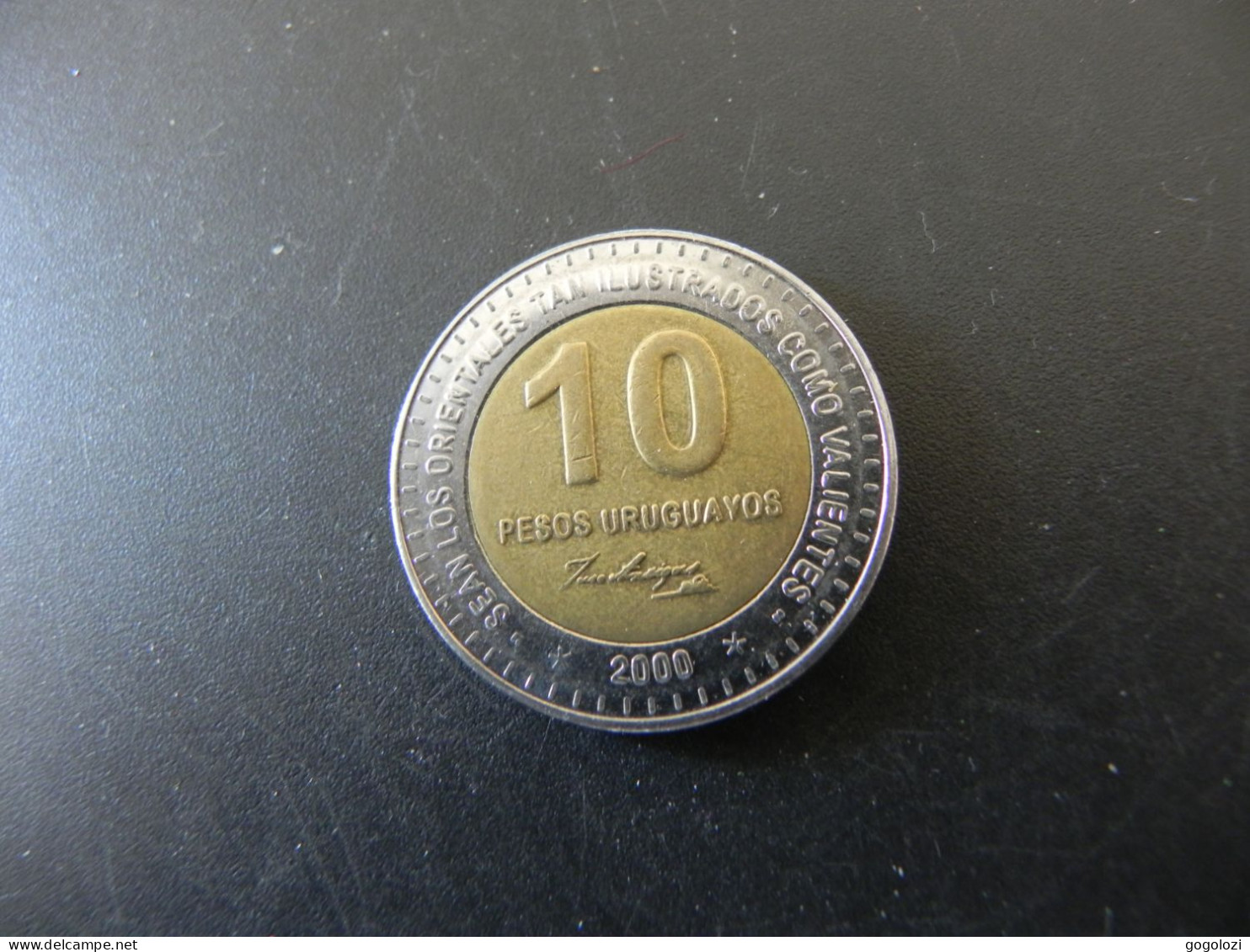 Uruguay 10 Pesos 2000 - José Artigas - Uruguay