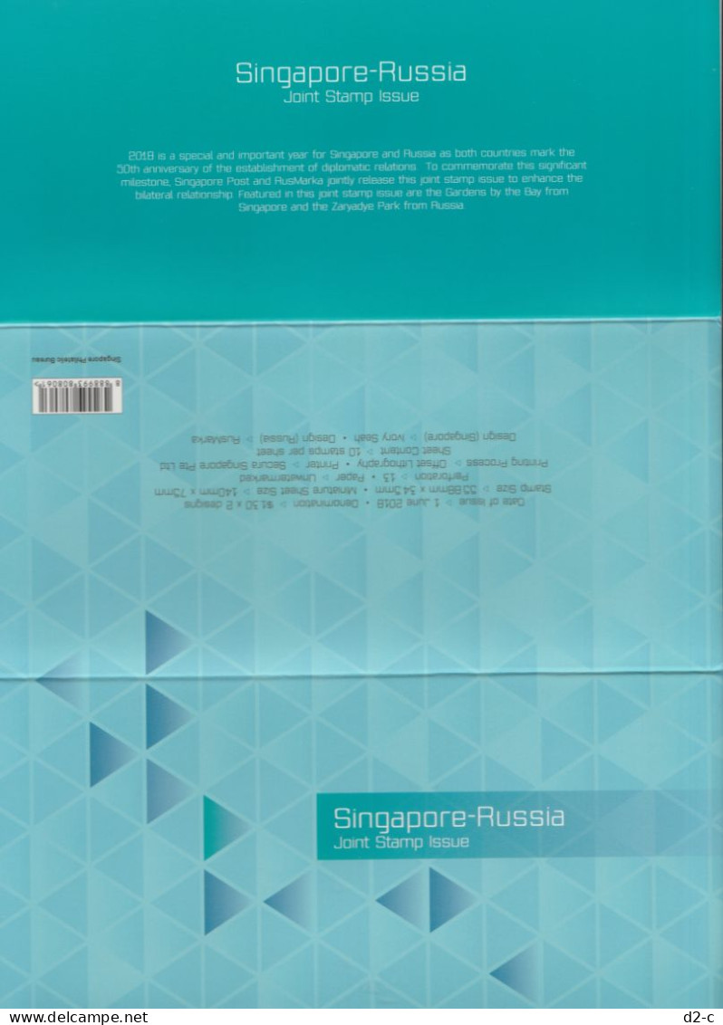 2018 - Singapore Russia Joint Issue - Emissions Communes