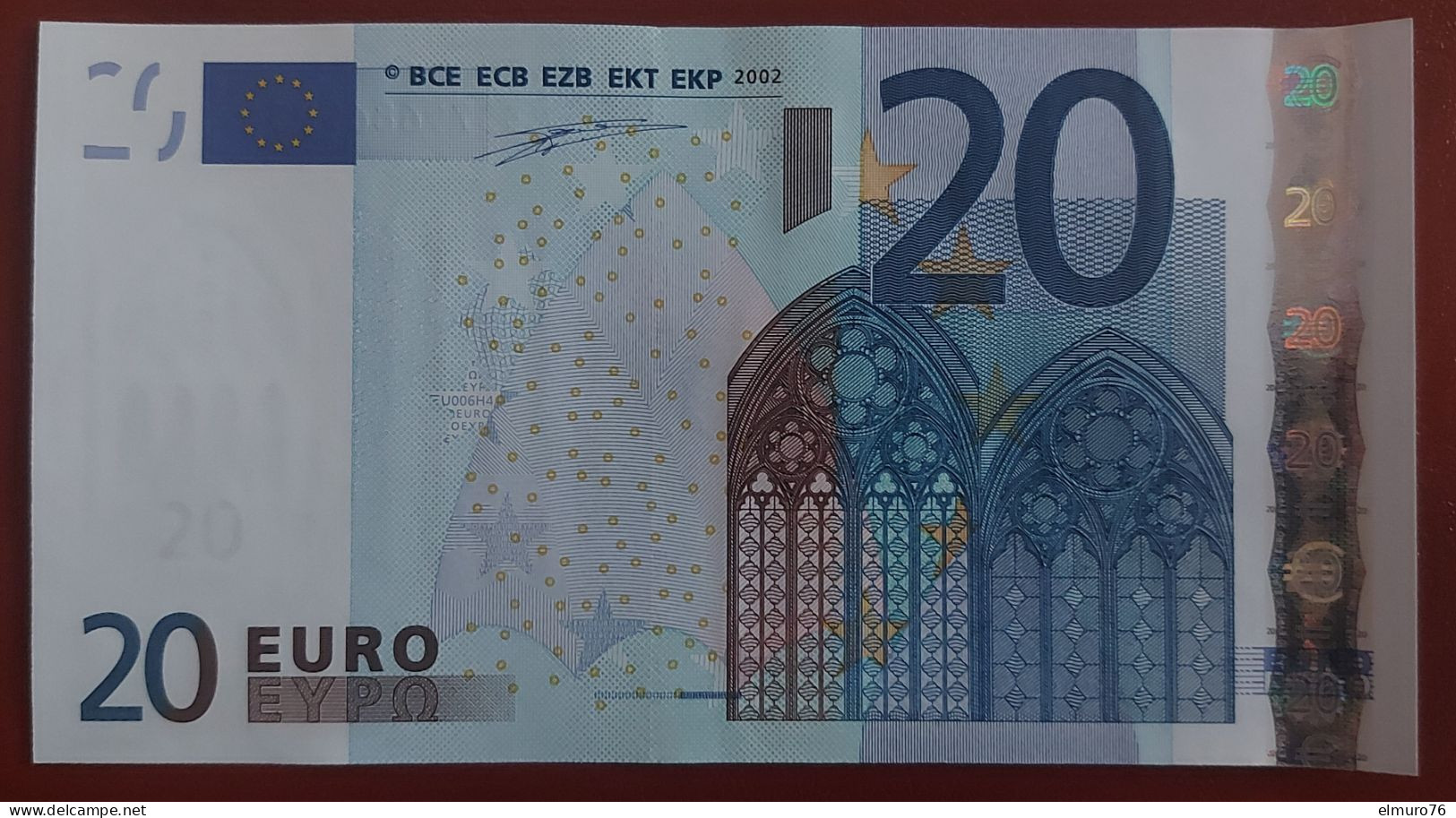 20 EURO U006 Portugal Serie M Duisenberg Perfect UNC - 20 Euro