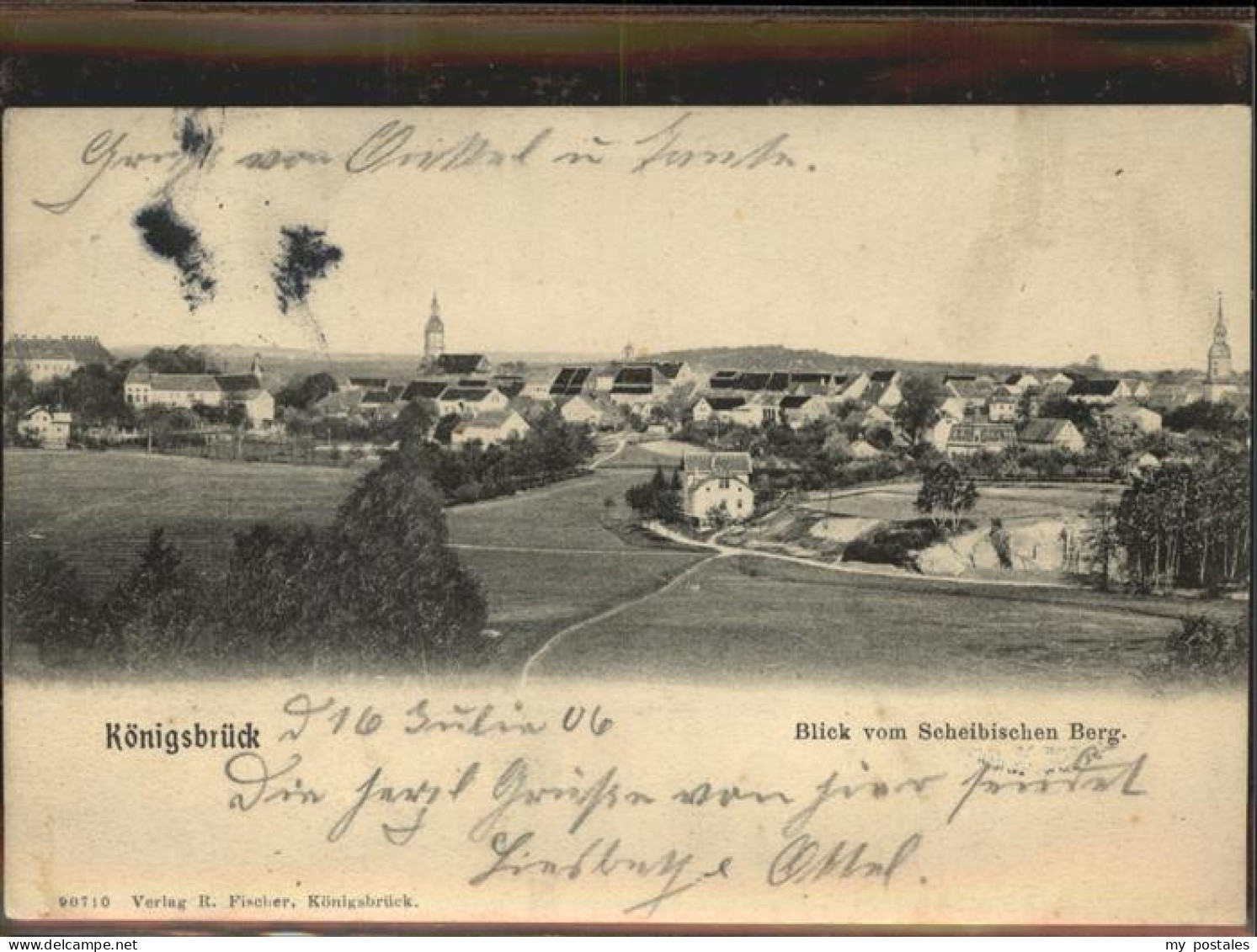 41302379 Koenigsbrueck Blick Vom Scheibischen Berg Koenigsbrueck - Koenigsbrueck