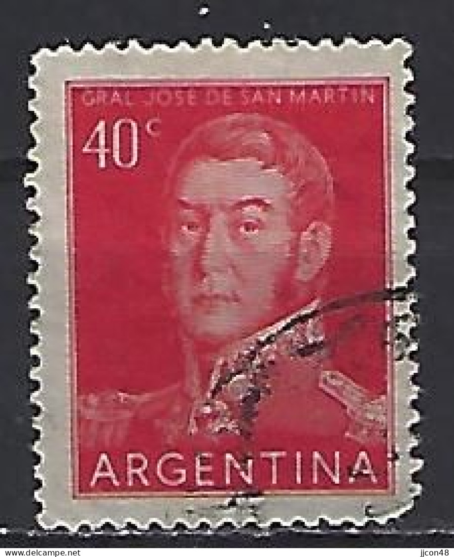 Argentina 1954-59  General San Martin (o) Mi.621 - Used Stamps