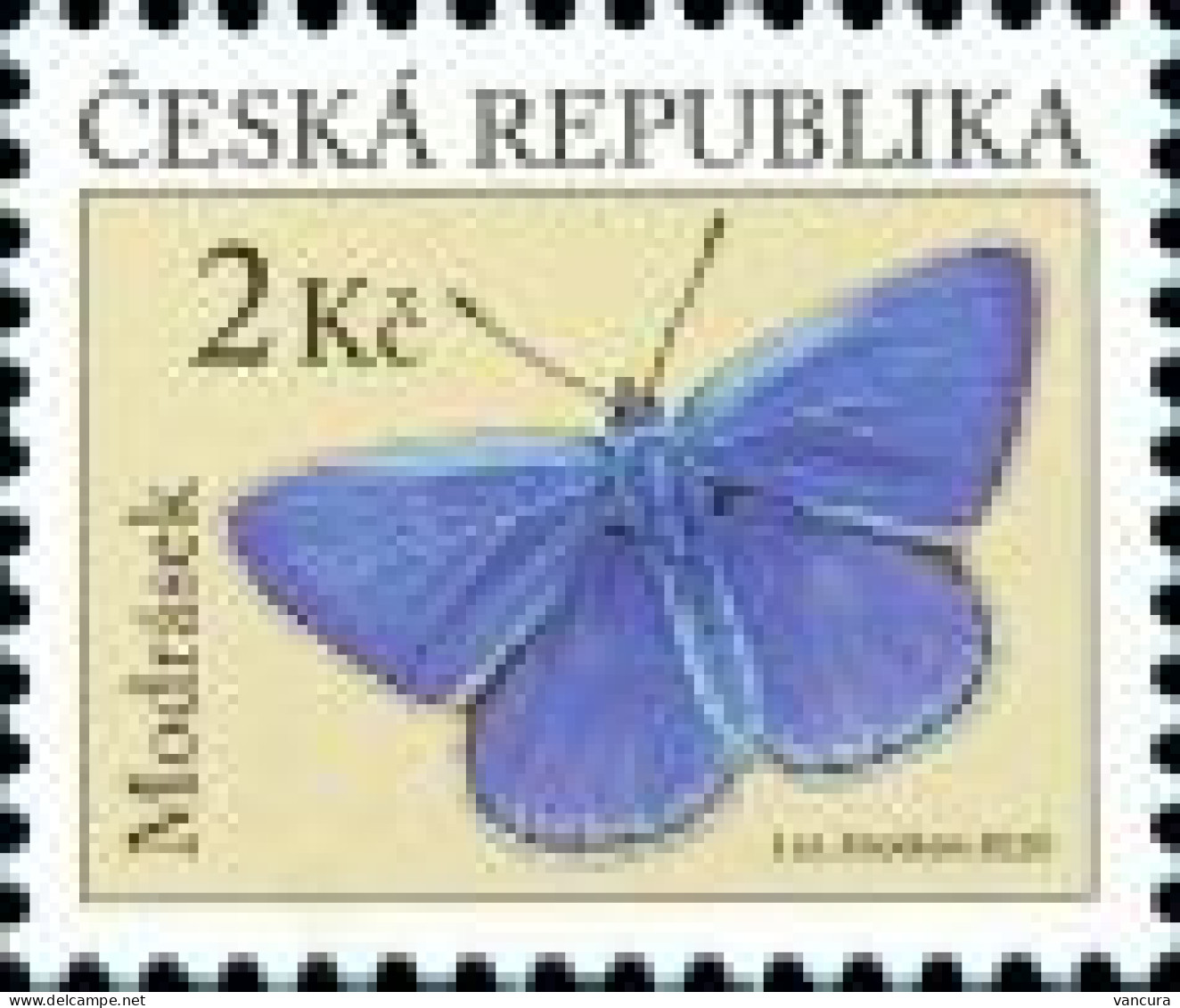 ** 1093/4 1103 1110 1236 Czech Republic Blue Butterfly Clouded Yellow Butterfly Peacock Orange Tip 2020/173 - Neufs