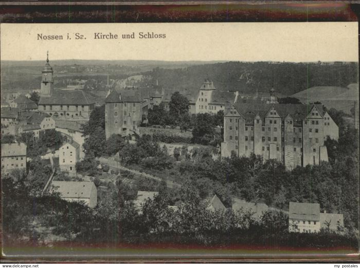 41302242 Nossen Blick Zum Schloss Und Kirche Nossen - Nossen