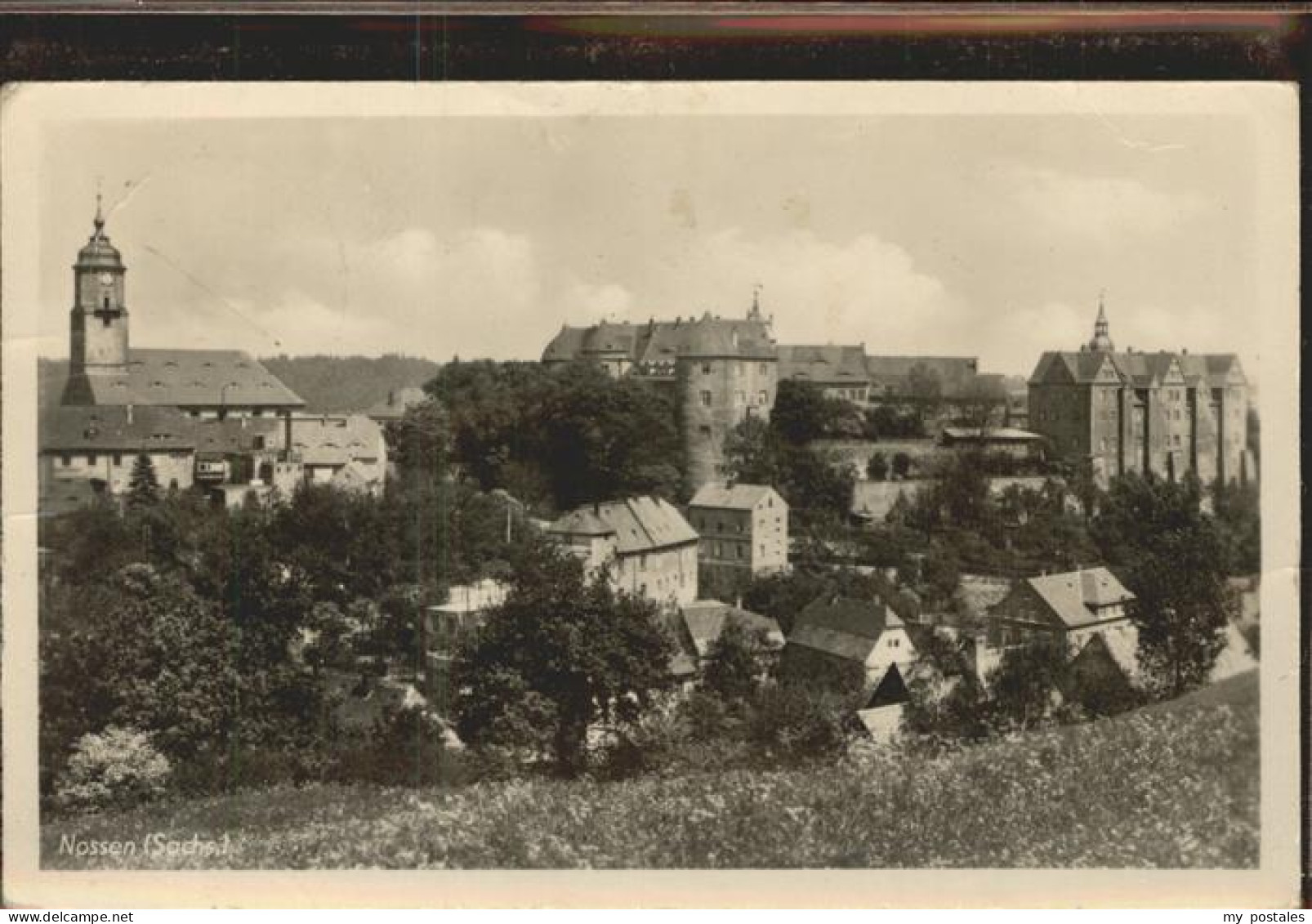 41302239 Nossen Blick Zum Schloss Und Kirche Nossen - Nossen