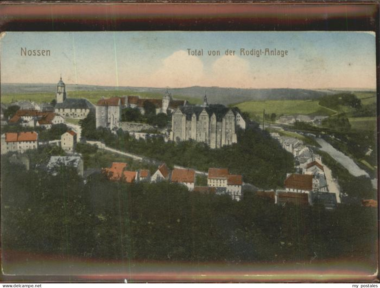 41302227 Nossen Blick Von Der Rodigt Anlage Schloss Kirche Nossen - Nossen