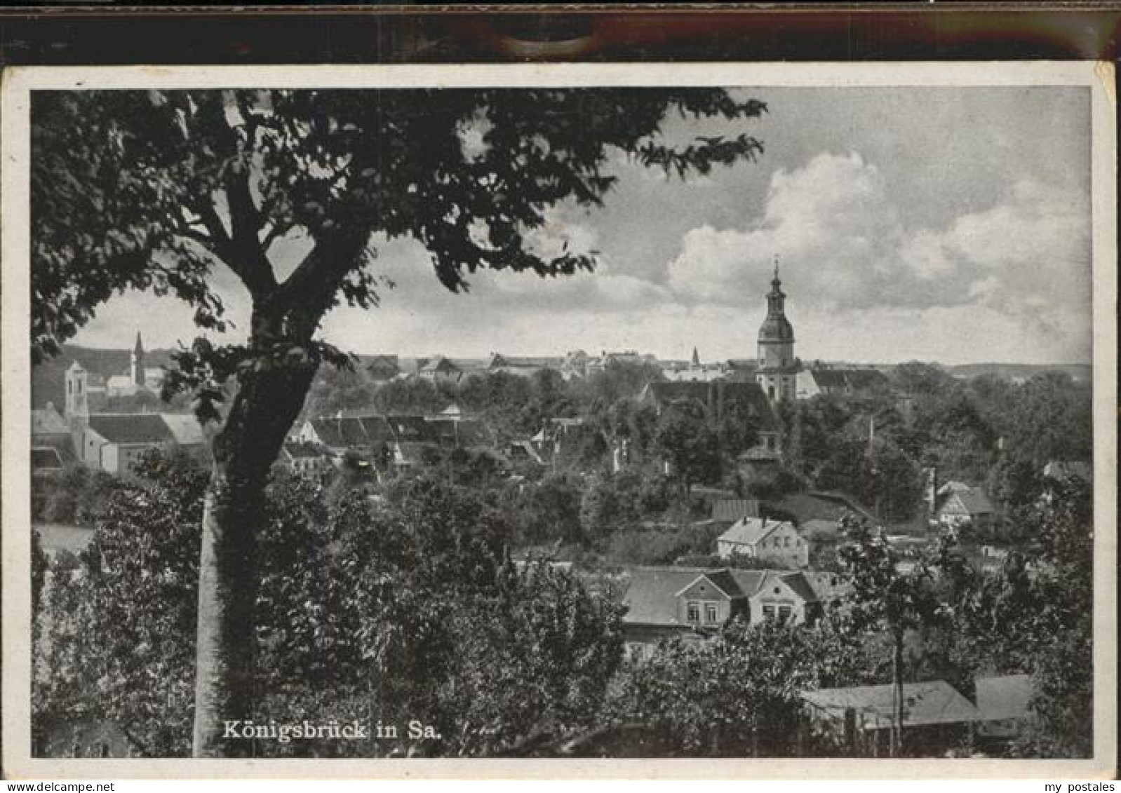 41302205 Koenigsbrueck Teilansicht Kirche Feldpost Koenigsbrueck - Koenigsbrueck