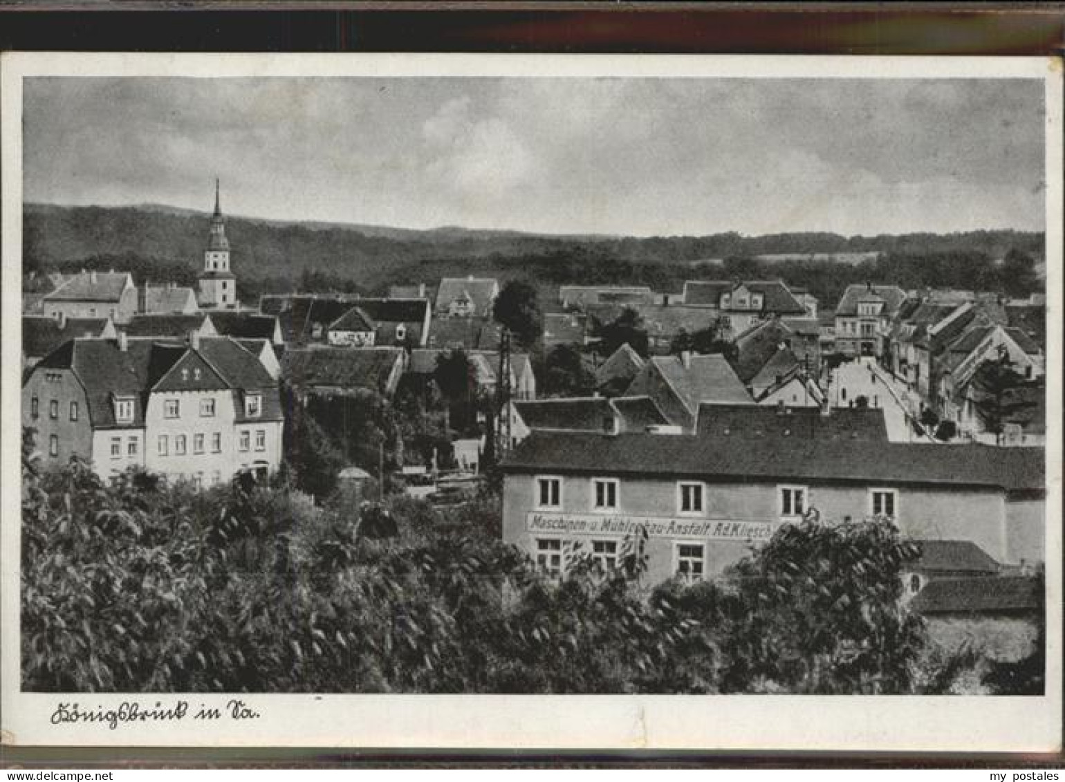 41302203 Koenigsbrueck Teilansicht Koenigsbrueck Kirche Koenigsbrueck - Koenigsbrueck