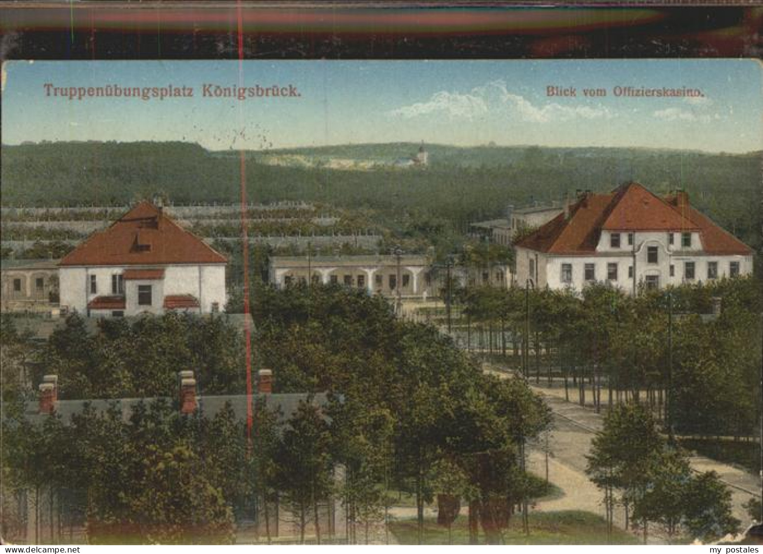 41302196 Koenigsbrueck Truppenuebungsplatz Blick Vom Offiziersheim Koenigsbrueck - Koenigsbrueck