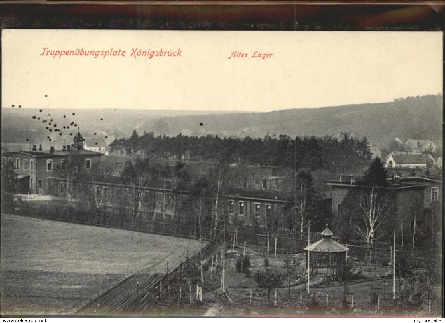 41302188 Koenigsbrueck Truppenuebungsplatz Altes Lager Pavillon Koenigsbrueck - Koenigsbrueck