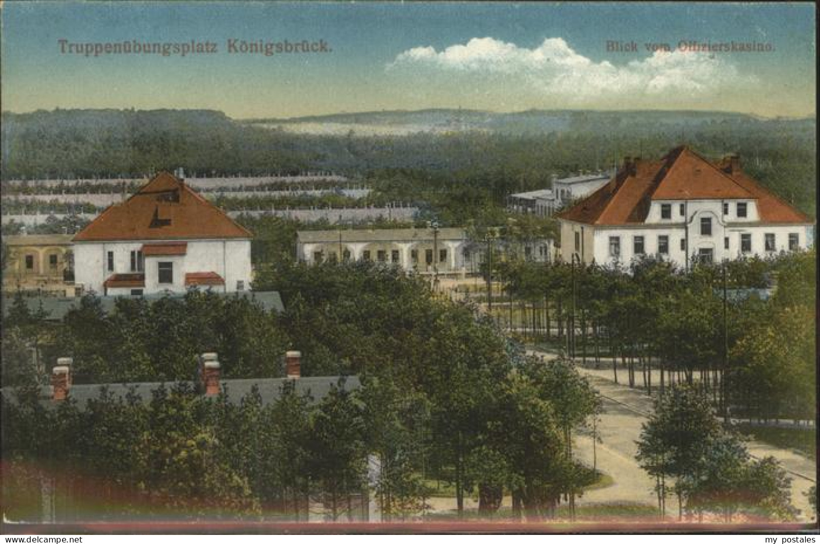 41302156 Koenigsbrueck Truppenuebungsplatz Blick Vom Offizierskasino Koenigsbrue - Koenigsbrueck
