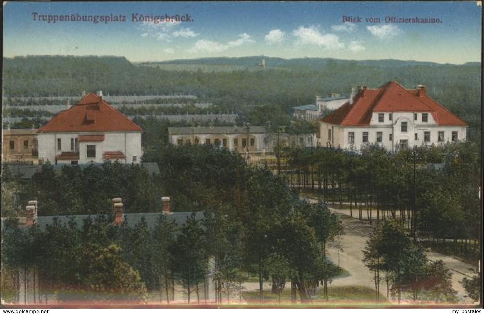 41302155 Koenigsbrueck Truppenuebungsplatz Blick Vom Offizierskasino Koenigsbrue - Koenigsbrueck