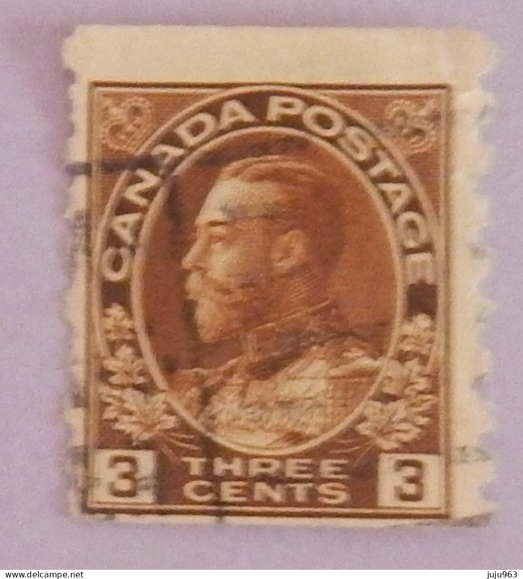 CANADA YT 110aB OBLITÉRÉ "GEORGE V" ANNÉES 1918/1925 - Oblitérés