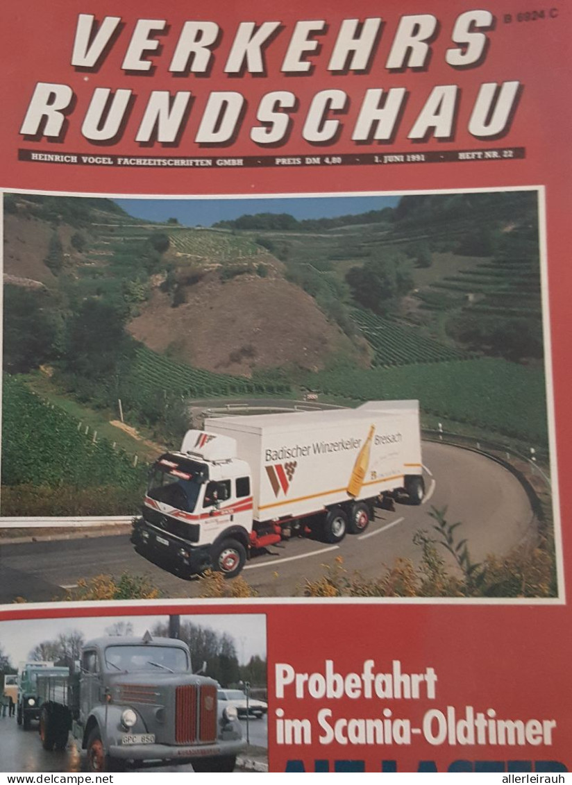 Verkehrsrundschau/ Heft 22 / 1.Juni 1991 - Sonstige & Ohne Zuordnung