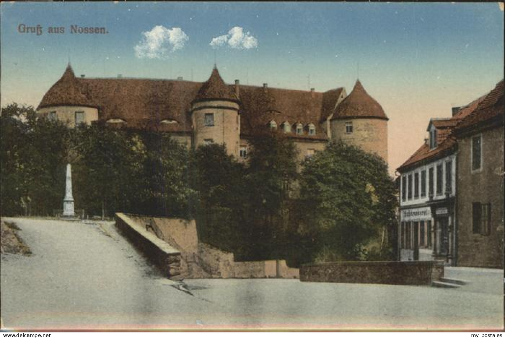 41302124 Nossen Marktplatz Mit Schloss Nossen - Nossen