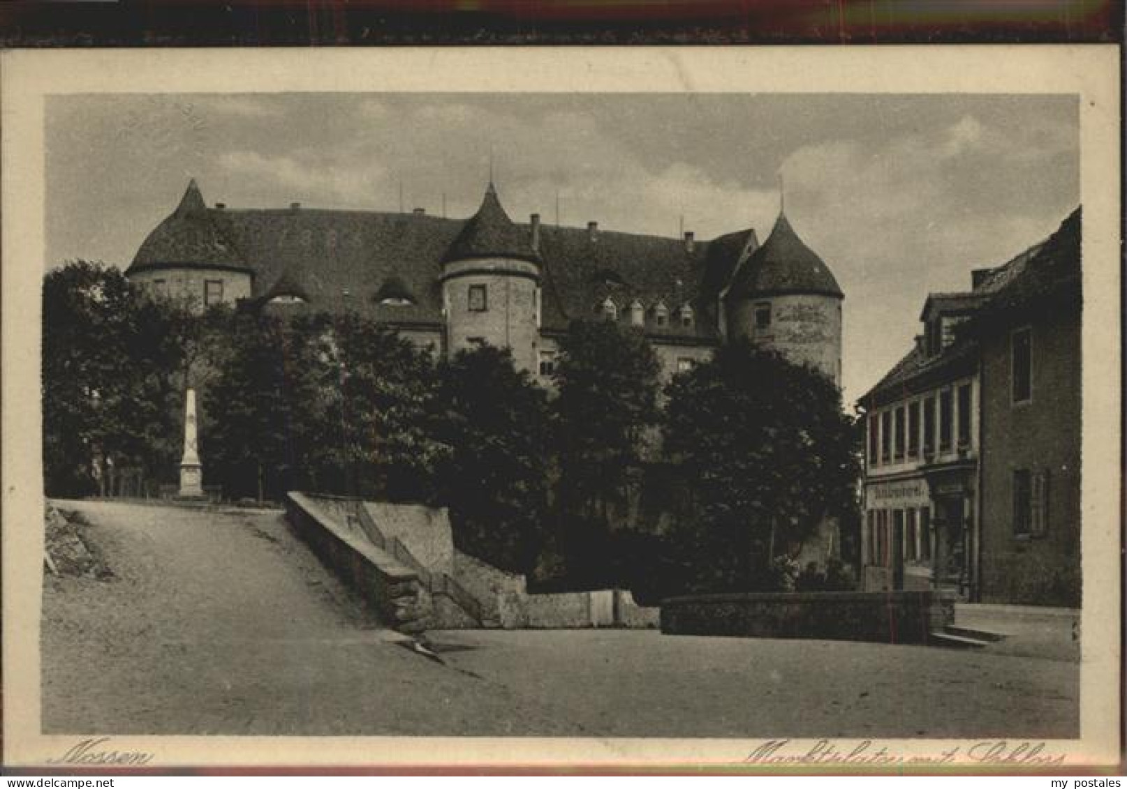 41302122 Nossen Marktplatz Mit Schloss Nossen - Nossen