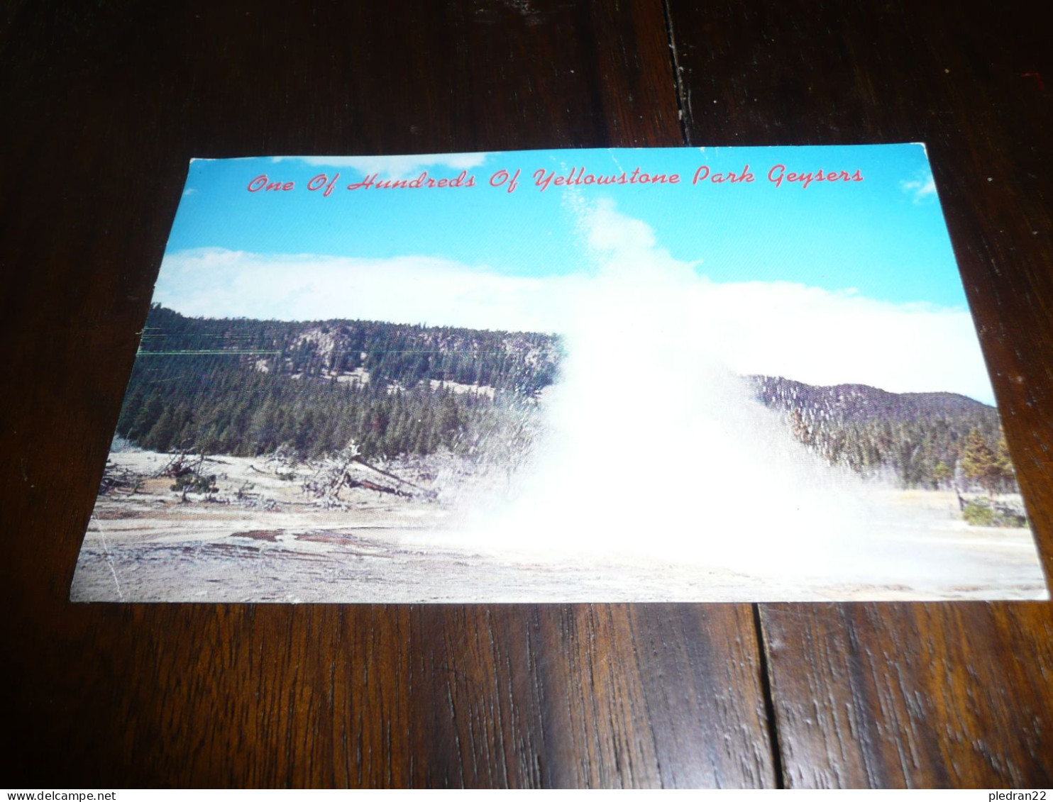 CARTE POSTALE MODERNE CPM ETATS UNIS USA JEWEL GEYSER LOWER GEYSER BASIN YELLOWSTONE NATIONAL PARK ECRITE AVEC TIMBRE - Yellowstone