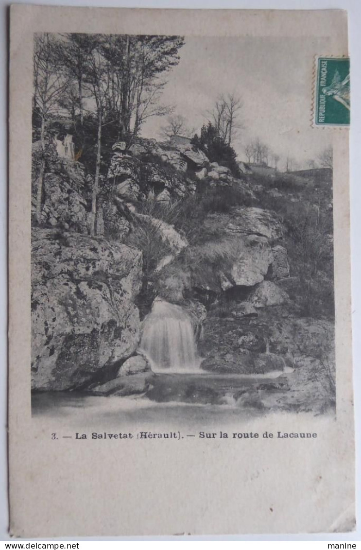 La Salvetat (Hérault). - Sur La Route De Lacaune - CPA 1908 - La Salvetat