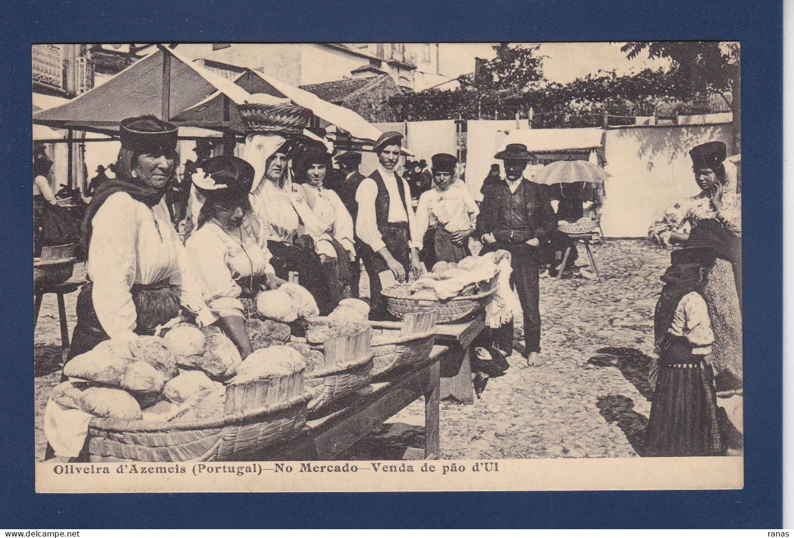 CPA Portugal > Aveiro Oliveira D'Azemeis Marchands De Pain Non Circulée - Aveiro