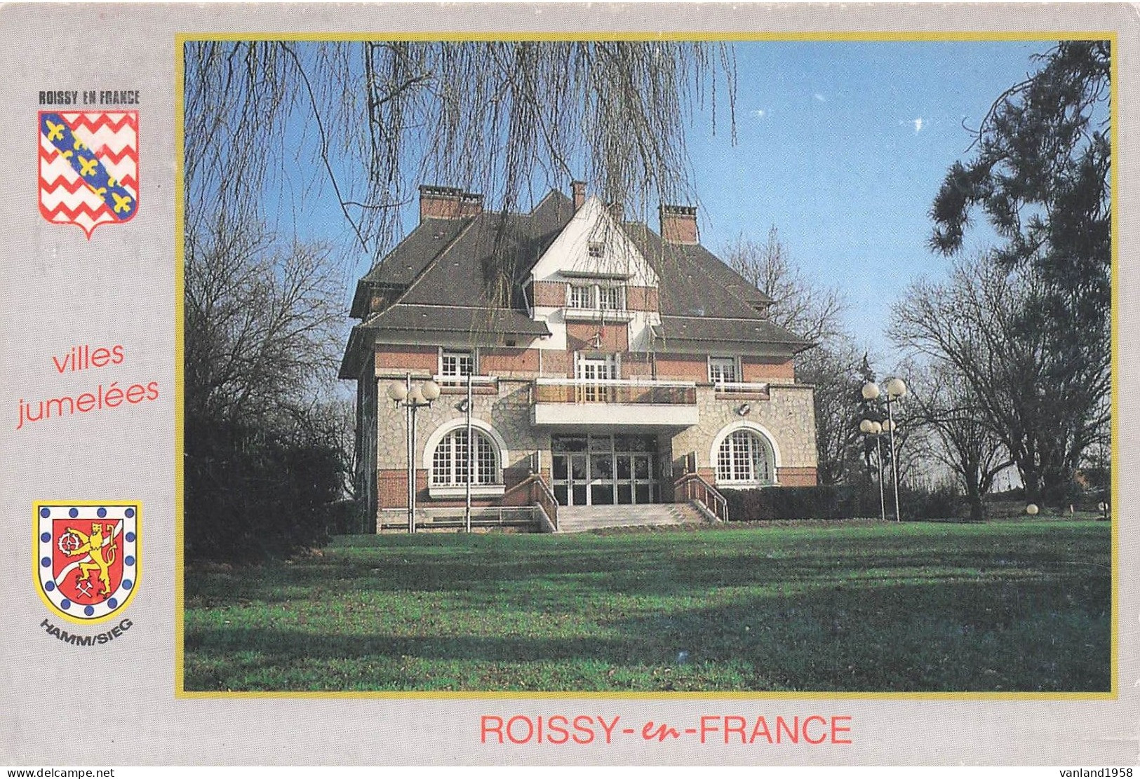 Carte Semie Moderne GRAND Format De ROISSY En FRANCE - Roissy En France