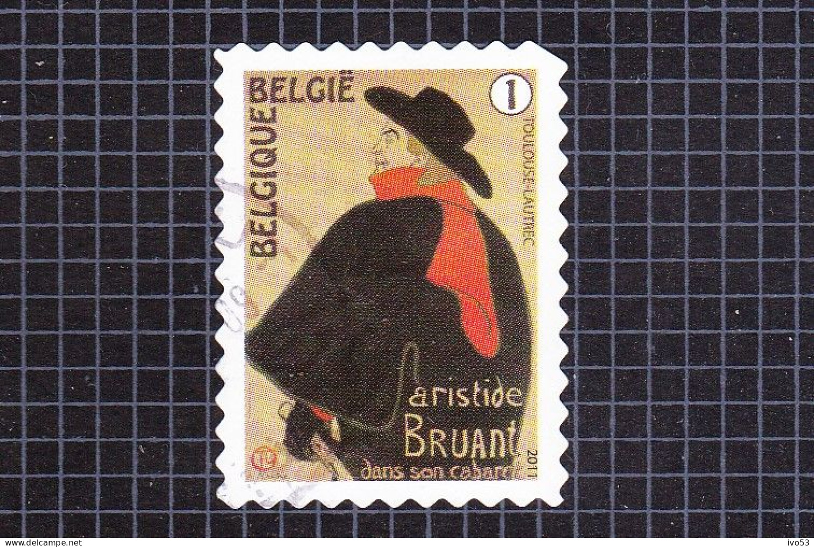 2011 Nr 4146 Gestempeld,zegel Uit Boekje B122.Henri De Toulouse-Lautrec. - Usados