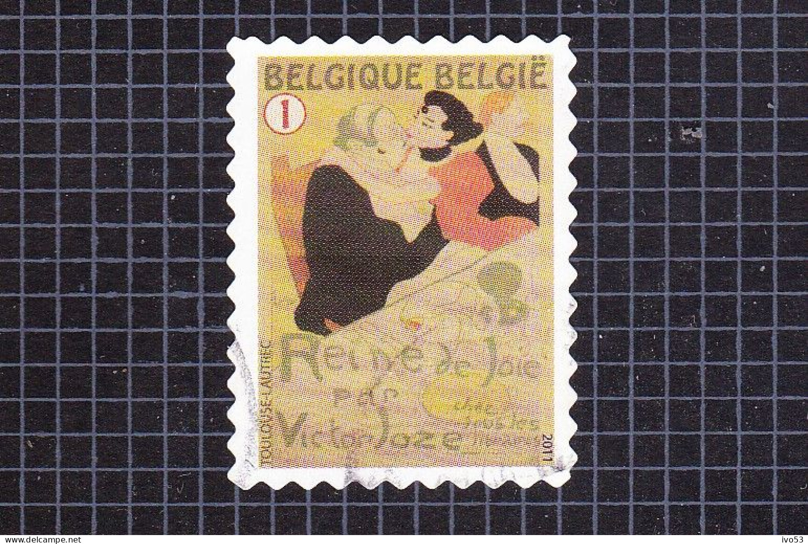 2011 Nr 4149 Gestempeld,zegel Uit Boekje B122.Henri De Toulouse-Lautrec. - Used Stamps