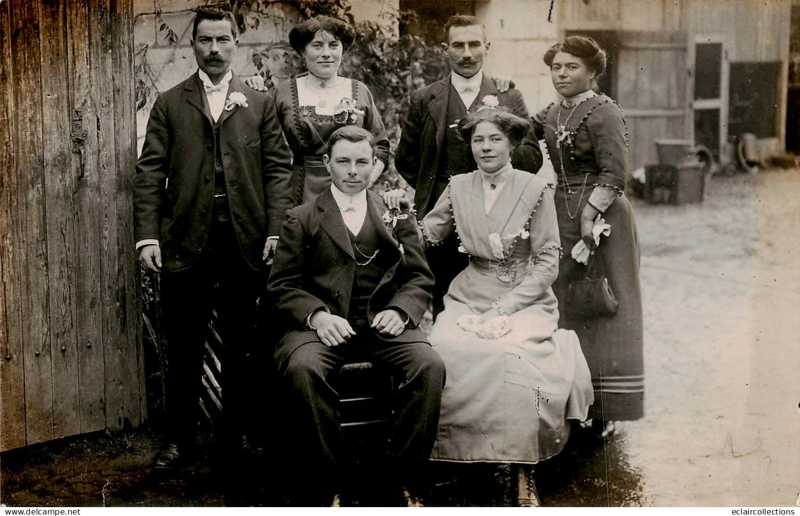 Beaufort En  Vallée   Ou Brion Ou Environs De:     49    Carte Photo. Groupe Famille  A Localiser         (voir Scan) - Sonstige & Ohne Zuordnung