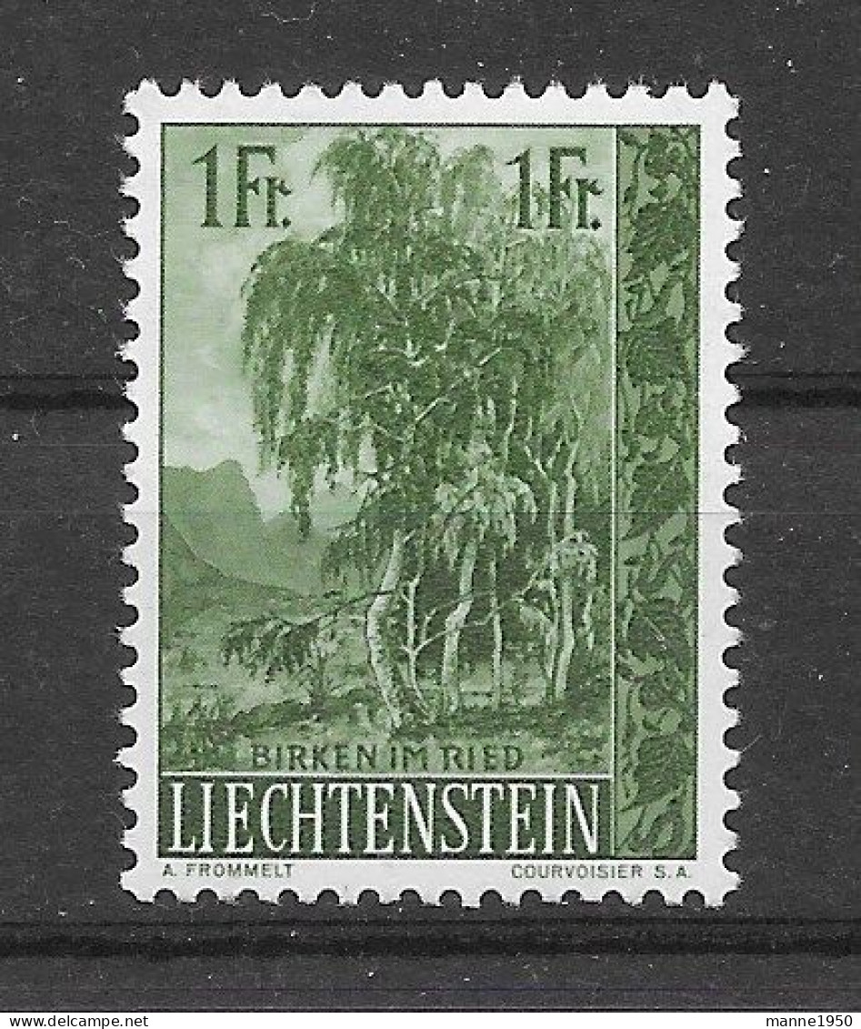 Liechtenstein 1957 Bäume Mi.Nr. 359 * Ungebraucht - Ungebraucht