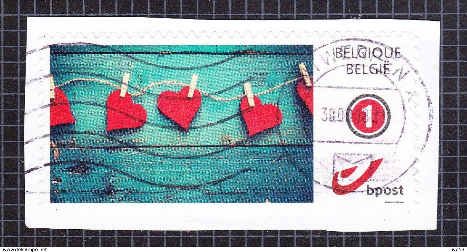 2011 Nr 4182/83 Duo-stamp / My Stamp,gestempeld Op Fragment. - Oblitérés