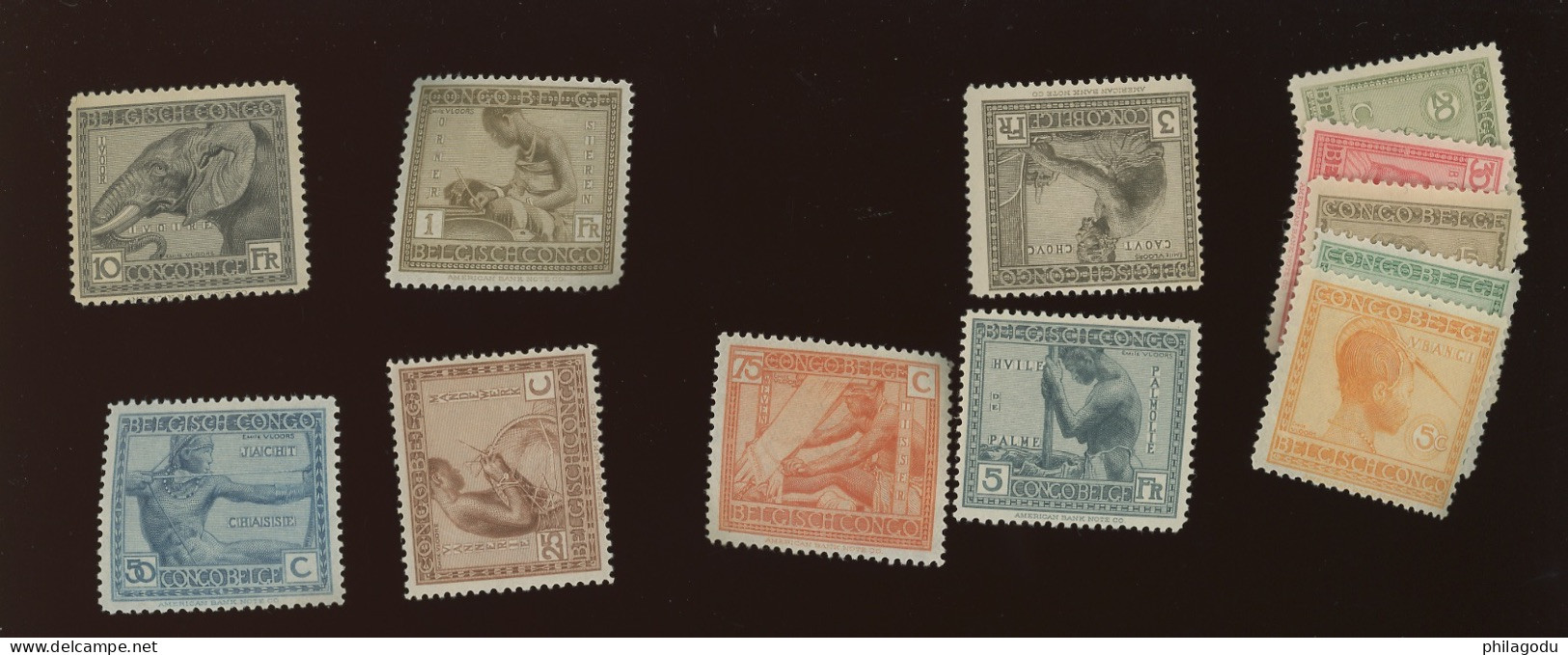 106/117. Le 10F Elephant Postfris  Cote 128-€. (les Autres En Cadeau) - Unused Stamps