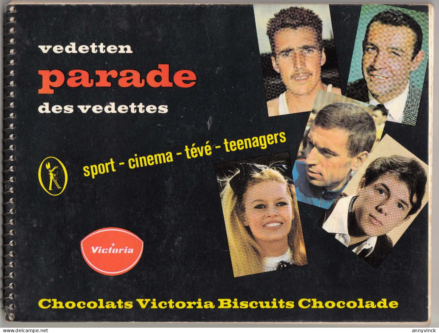 Album Chocolade Victoria Vedettenparade Sport, Cinéma, Tévé, Teenagers Deel 1 Volledig In Goede Staat - Victoria