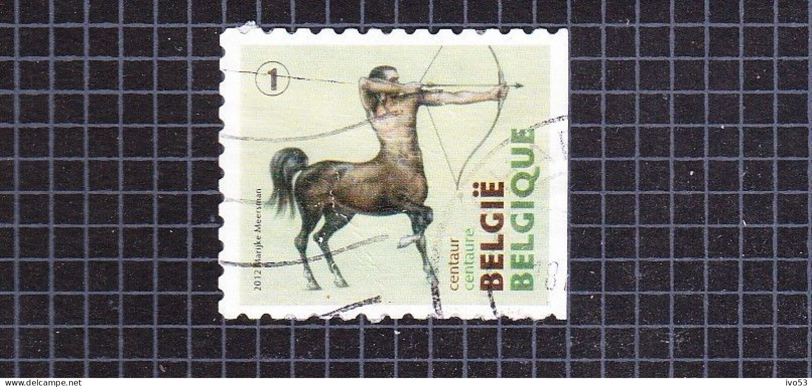 2012 Nr 4206 Gestempeld,zegel Uit Boekje B125.Fabelwezens / Créatures Fabuleuses. - Used Stamps