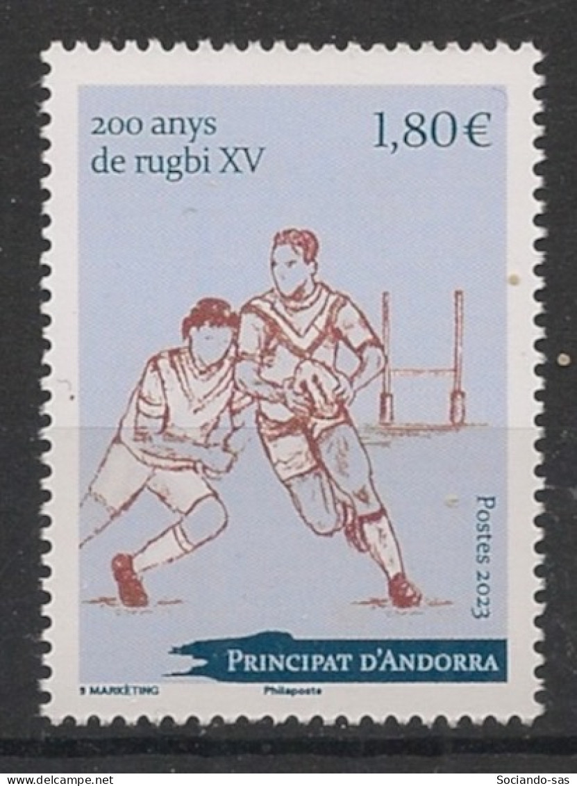 ANDORRE - 2023 - N°YT. 899 - Rugby - Neuf Luxe ** / MNH / Postfrisch - Rugby